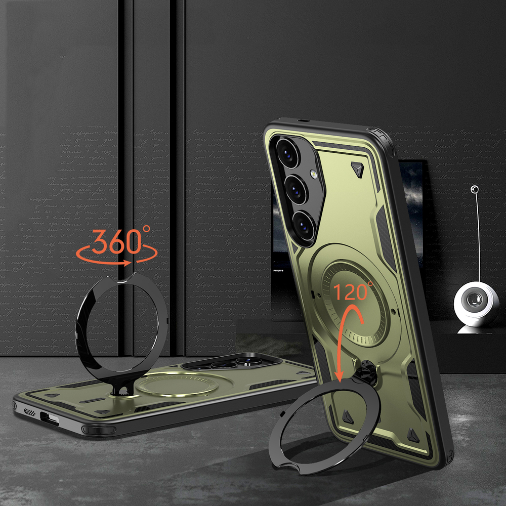 Чехол Magneto Case с кольцом для Samsung Galaxy S24 FE