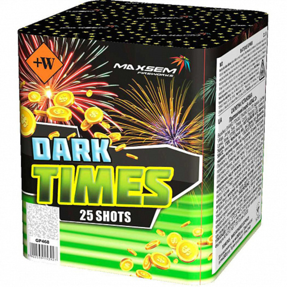 Батарея салютов "DARK TIMES"  25 залпов * 0.8"