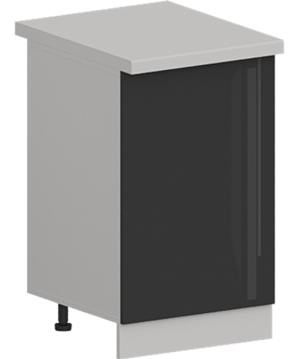 Кухня Модуль ШН 500 Белый / Графит Глянец