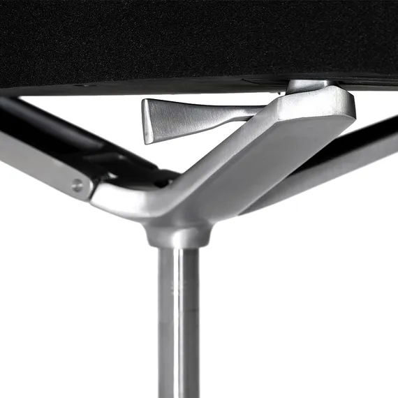 Кресло Hanson серая сетка, матовый алюминий