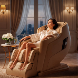 Массажное кресло Unix Afelia Beige