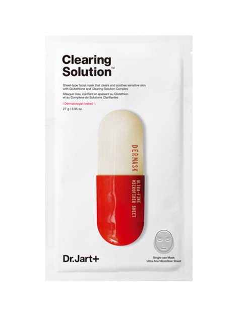 Маска порционная Dr.Jart + "Капсулы красоты"  Clearing Solution