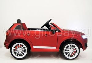 Детский электромобиль River Toys AUDI Q7 QUATTRO красный фото №2