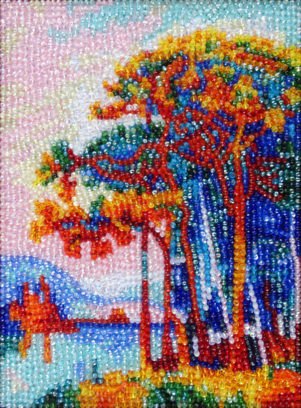 С-9 Набор для вышивания хрустальными камнями "Антибы" Поля Синьяка