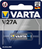 Батарейка Varta Alkaline Special V27A/LR27 , 19 mAh , ( 1 ) шт. в блистере, 04227101401