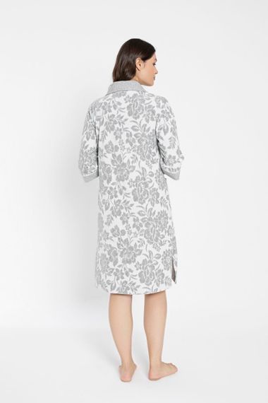 Халат женский  велюровый на молнии 0505 NUSA