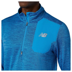 Мужская теннисная кофта New Balance Impact Grid - blue