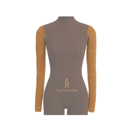 Комплект ручек к мягкому манекену Моника, миндаль, размер 42-44, тип фигуры треугольник