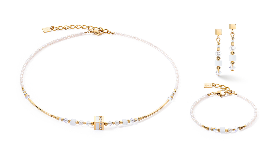 Колье Coeur de Lion White-Gold 4355/10-1416