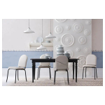 Стул - EBBALYCKE IKEA/ ЭББАЛЮККЕ ИКЕА,  бежевый/черный