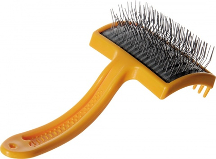 ZOONIK Пуходерка пластмассовая "Кавказец" большая жесткая