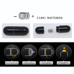 Чёрная насадка с клиторальным вибростимулятором и закрытой головкой - 14 см. (Цвет: черный)