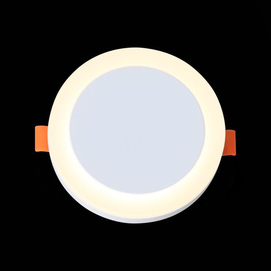 ST104.502.06 Светильник встраиваемый Белый LED 1*6W 3000K 468Lm Ra&gt;80 120° IP20 D110xH20 170-240V Встраиваемые светильники