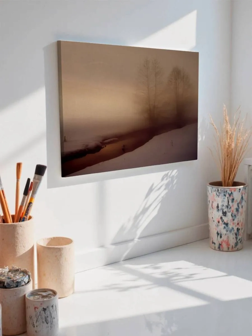 Картина на стену 40 X 50 Зимний туман