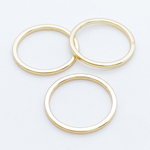 Коннектор Круг, позолота, размер 20 мм, толщина 1,5 мм, цена за 1 шт