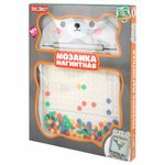 Мозаика магнитная развивающая для детей "Медвежонок", стилус, 101 магнит, 10 карточек, BAMBOX, 665891