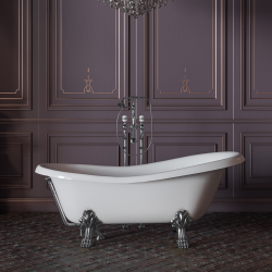 Ванна Migliore Bella на лапах "LEONE" STANDART  хром 26917