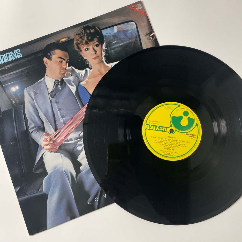 Винтажная виниловая пластинка LP Scorpions Lovedrive (Германия 1983)