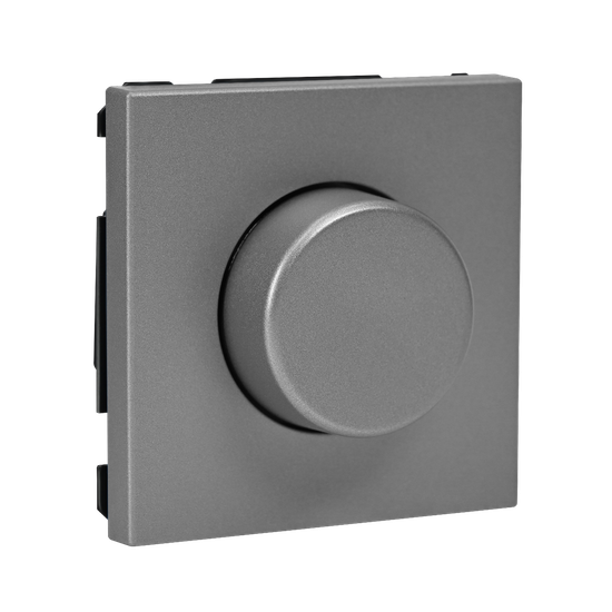 Светорегулятор поворотно-нажимной (диммер) ArtGallery LED RC 400Вт механизм алюм. SE GAL000323