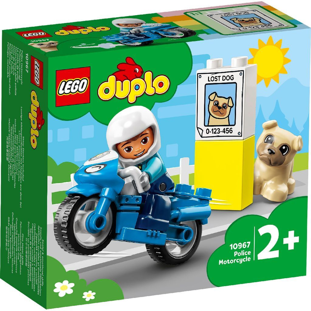 LEGO Duplo: Полицейский мотоцикл 10967 —  Police Motorcycle — Лего Дупло