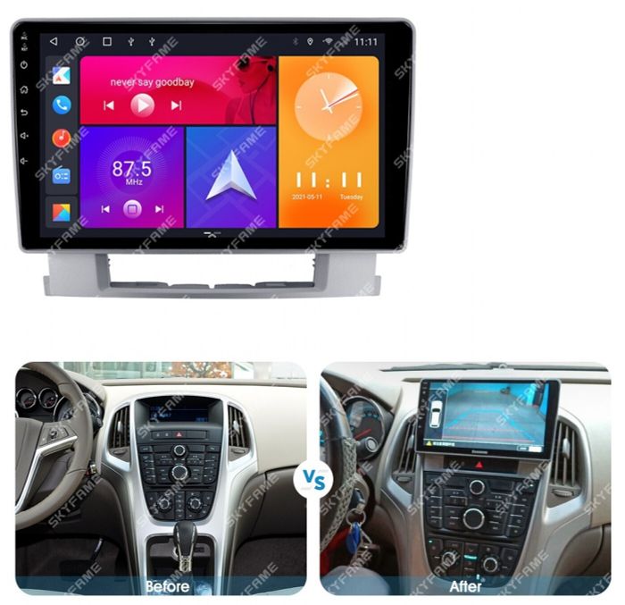Магнитола для Opel Astra J 2010-2015 - Kuberg SF-9305 IPS, Android 10, 4G SIM-слот