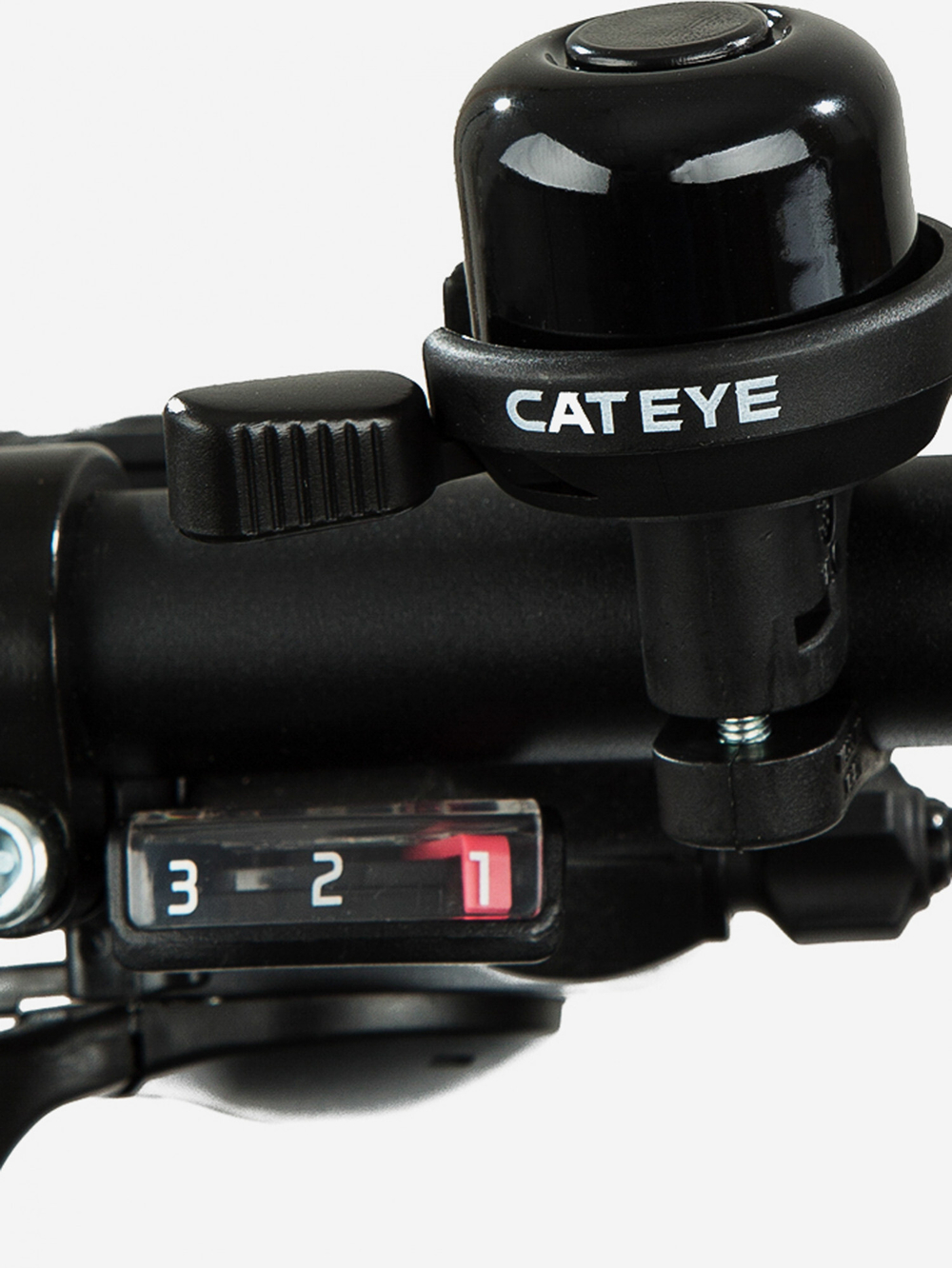 Звонок CatEye малый, черный.PB-1000AL-1