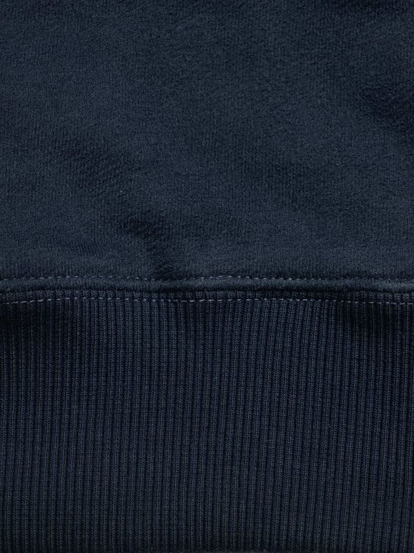 Худи Logo на молнии темно-синий - фото 7