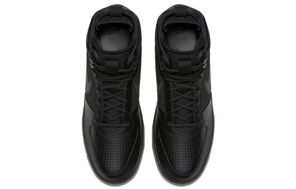 Мужские кроссовки Nike Court Borough Mid Winter 'Triple Black' AA0547-002