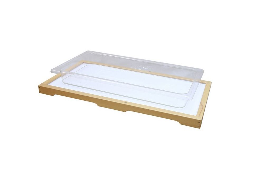 Лоток для игры с водой прозрачный (Прямоугольный)