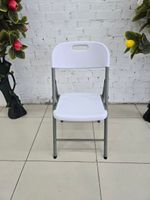 Стул складной необитые пластик с ручкой