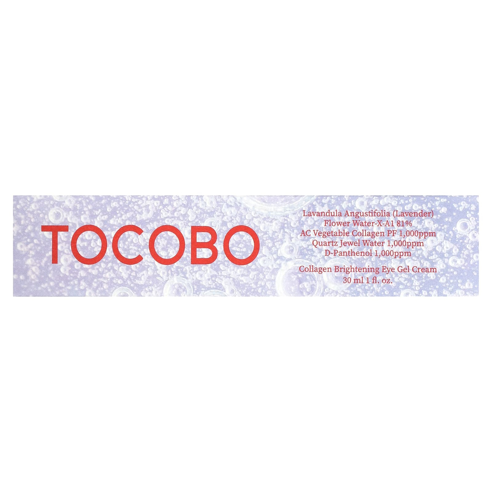 Tocobo, осветляющий крем-гель для области вокруг глаз с коллагеном, 30 мл (1 жидк. унция)
