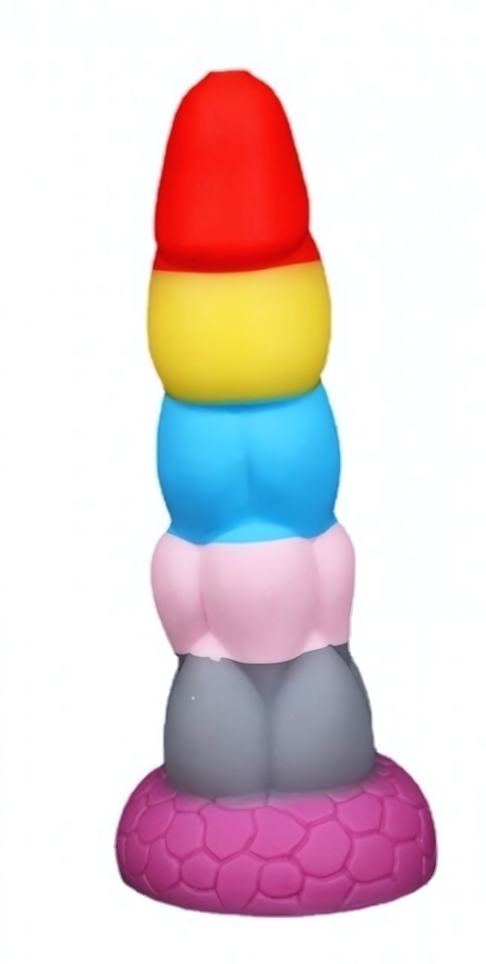 Мифический фаллоимитатор разноцветный дракон ROSYLAND ( 21,8 см ) (Цвет: разноцветный)