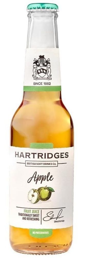 Hartridge&#39;s Apple 0.275 л. - стекло(12 шт)