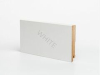 Плинтус напольный белый МДФ W06-100 мм Deartio 100x16x2050 мм