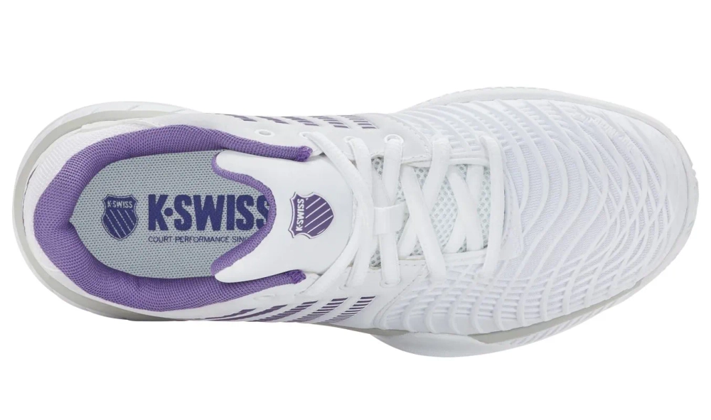 Женские Кроссовки теннисные K-Swiss Express Light 3 Clay - white/purple haze/lunar rock