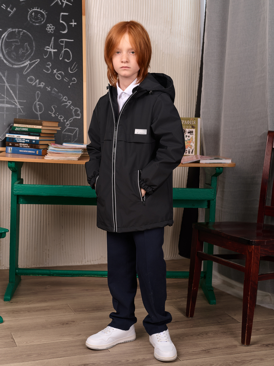 Ветровка детская  SCHOOL черный
