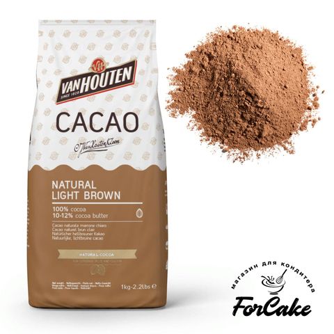 Какао-порошок Van Houten light brown