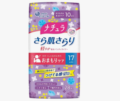 Прокладки ежедневные тонкие анатомической формы с мягкой поверхностью 28 шт. 17 см Nature Mini++ Daio