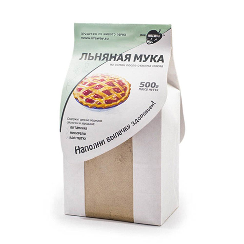 Мука Образ Жизни Алтая льняная цельносмолотая, 0.5 кг
