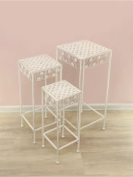 Подставки для цветов напольные металлические "Прованс" 3 шт