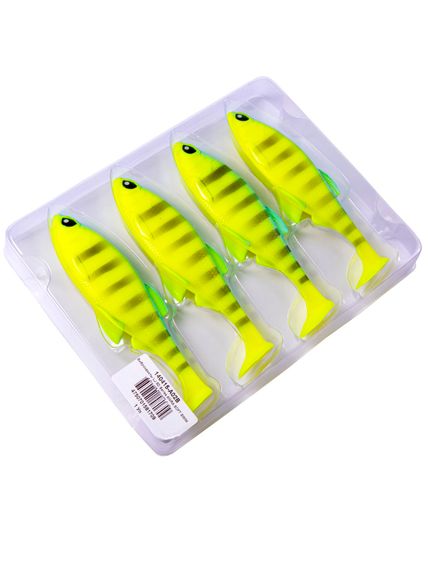 Виброхвосты LJ 3D Series ANIRA SOFT SWIM 6,0in (15,20)/A02 4шт.