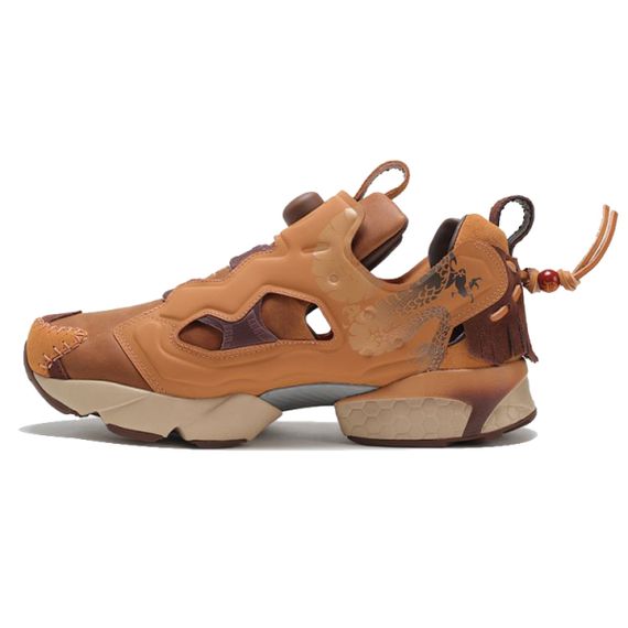 reebok Instapump Fury Беговые кроссовки MID Топ Светло-коричневый Унисекс