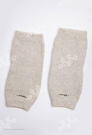 Наколенники длинные из 100% монгольской шерсти "Organic"