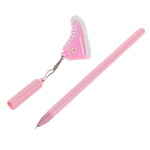 Ручка гелевая "Кеды", 0,5мм, синяя, с игрушкой, 4 вида микс (Комплект 40шт.)