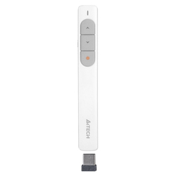 Мышь Презентер A4 Fstyler LP15 Radio USB (15м) белый [1198670]