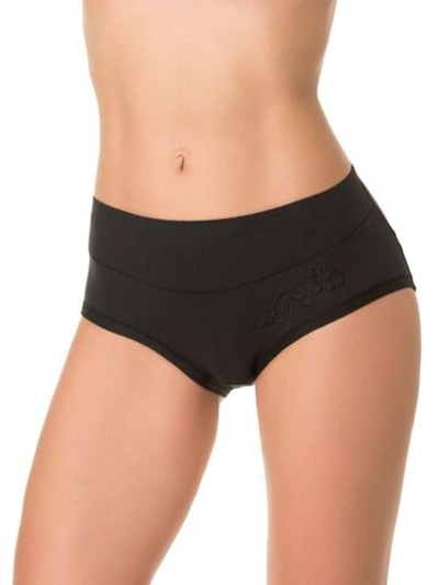 Трусы с высокой линией талии из бамбукового полотна (Размер: XL) (Цвет: грязно-розовый)