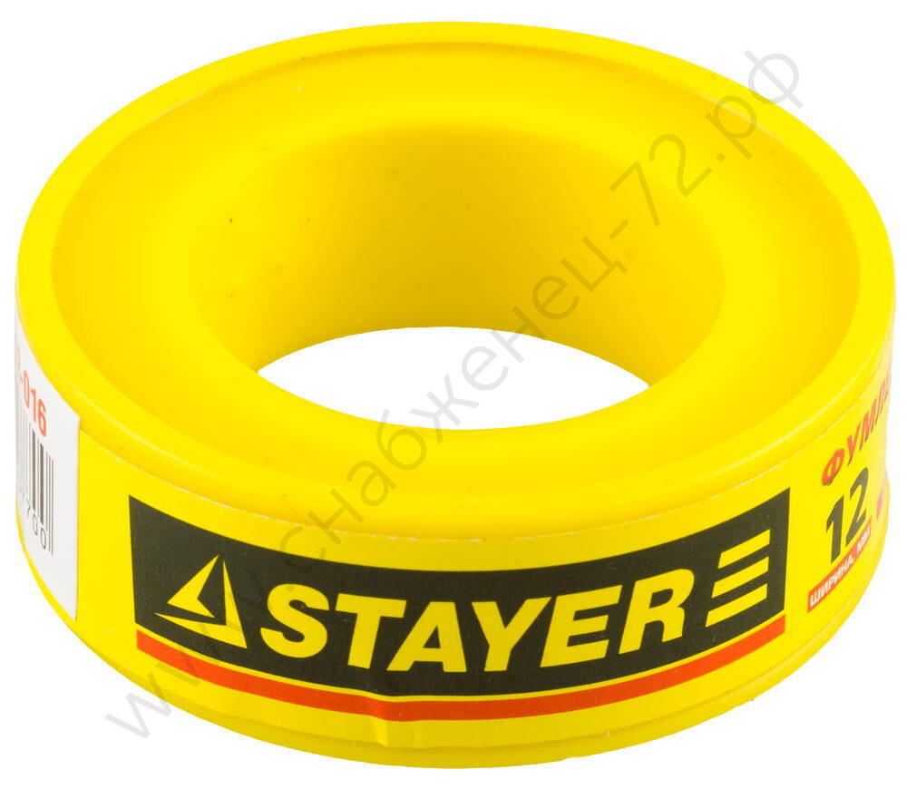 STAYER 0,075 мм х 12 мм х10 м, 0,16 г/см3, Фумлента (12360-12-016)