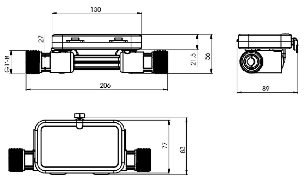 Счетчик газа РАДАН Принц-М G1,6