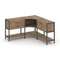 Shelf System Трехсекционный угловой стеллаж двухярусный с ящиками SN.STMU-231 Дуб Табак/Металл Антра