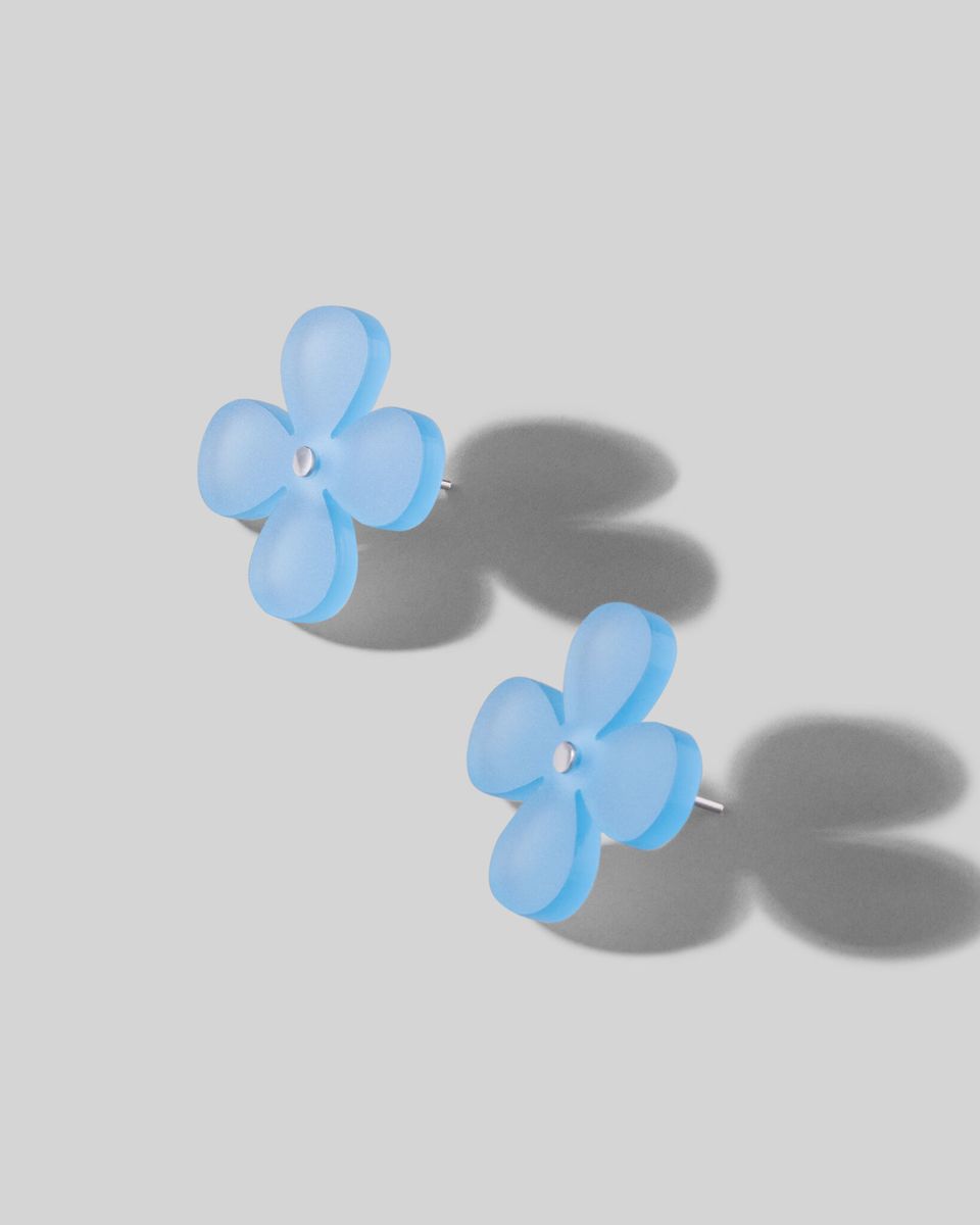 Cерьги Flowers Sky